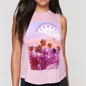 NWT Spiritual Gangster You Are the Universe Muscle Tank